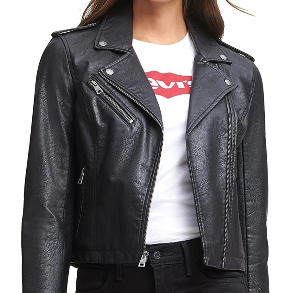 Levi's Women's Faux Leather Classic Asymmetrical Motorcycle Jacket